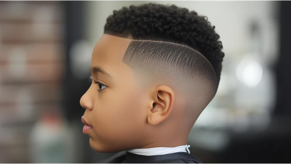 low taper fade curly hair white boy