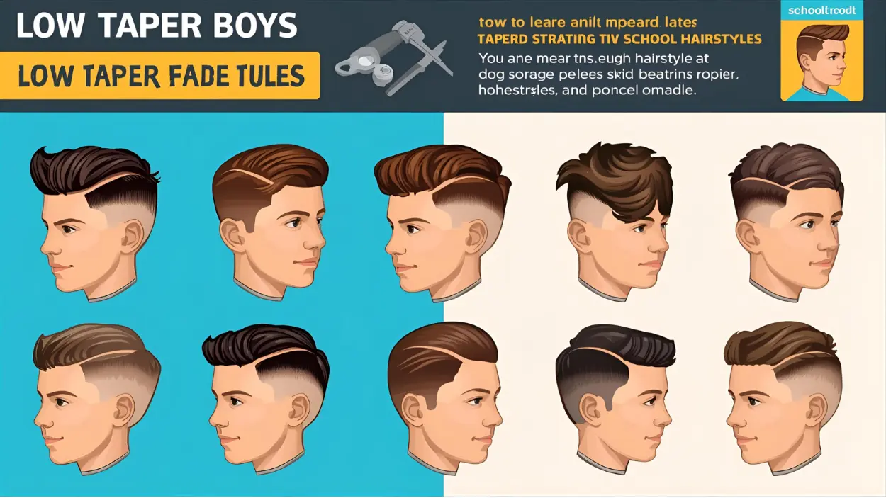 Low Taper Fade boys — Styles Safe for School (2025 Guide)