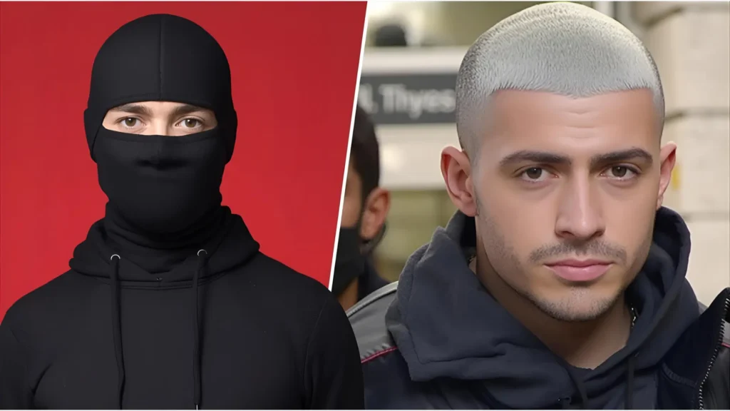 Funny low taper fade meme drawing inspired by gaming and internet culture.