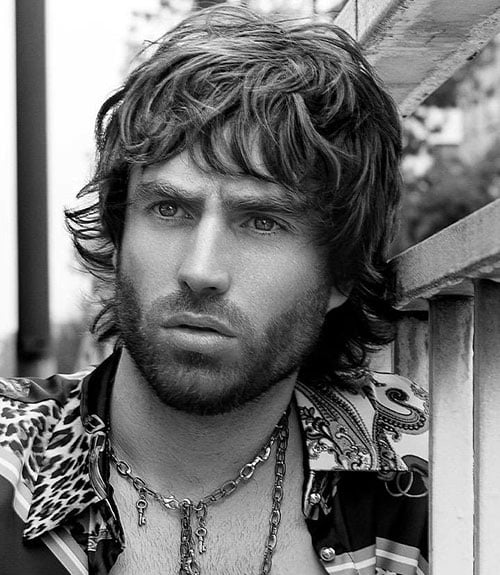 The wolf cut combines the texture and volume of a shag with the retro attitude of a mullet